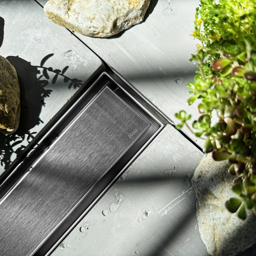 REA-G5811 - NEOX PRO 100 cm Linear Drain, Nickel