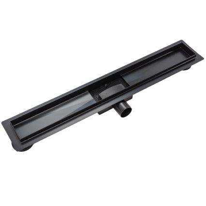 REA-G6600 - PURE NEOX 50 cm Matte Black Linear Shower Drain