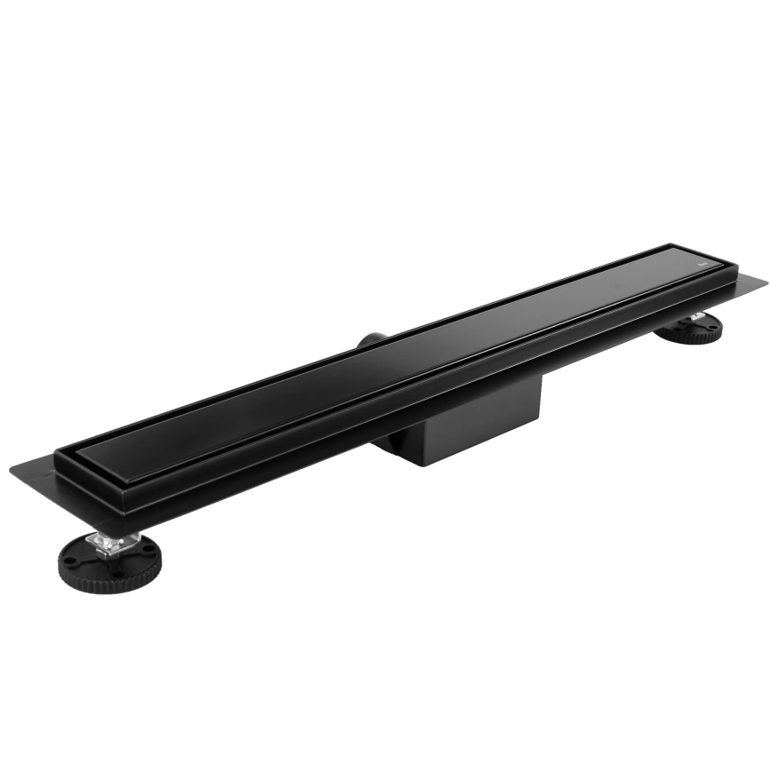 REA-G6602 - PURE NEOX 70 cm Matte Black Drain Channel