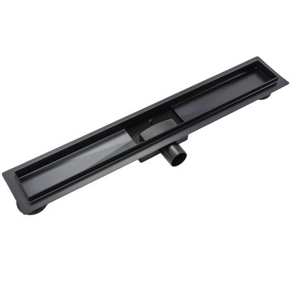 REA-G6605 - PURE NEOX 100 cm Matte Black Linear Shower Drain