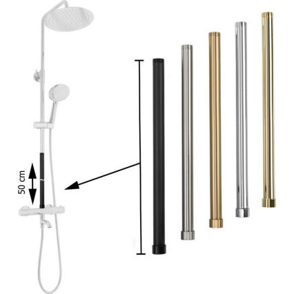 REA-K0891 - Extension pole for shower/bath set, 51.5 cm, Brushed Gold