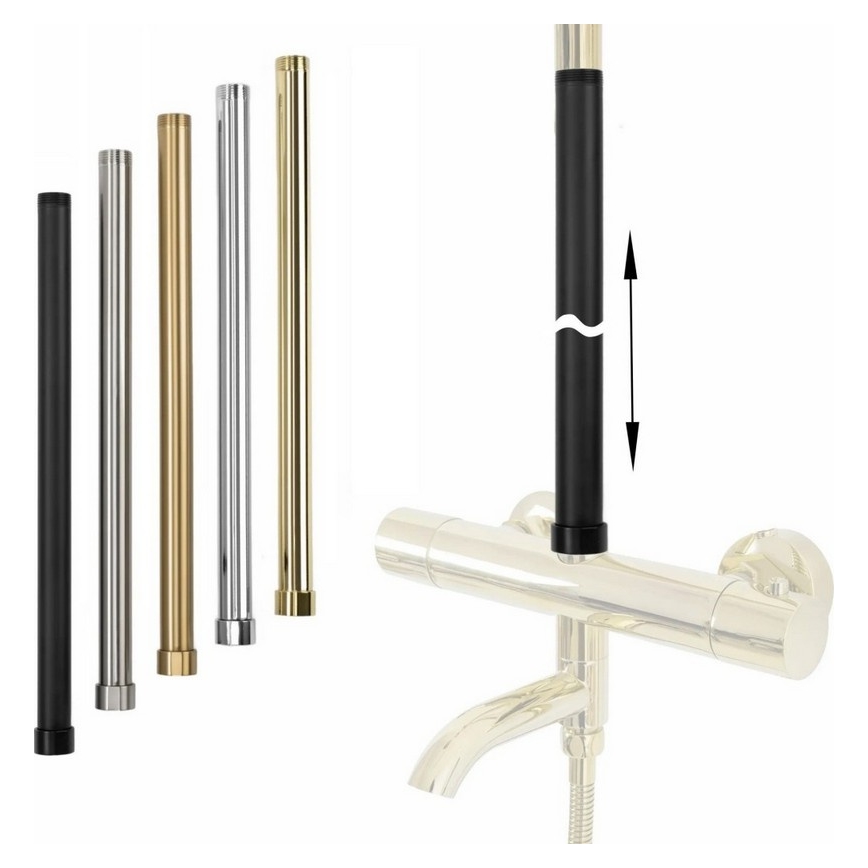 REA-K0891 - Extension pole for shower/bath set, 51.5 cm, Brushed Gold