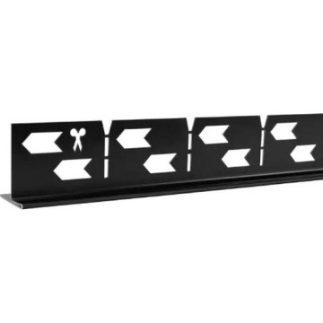 REA-K3218 - 140 cm Black Slope Profile