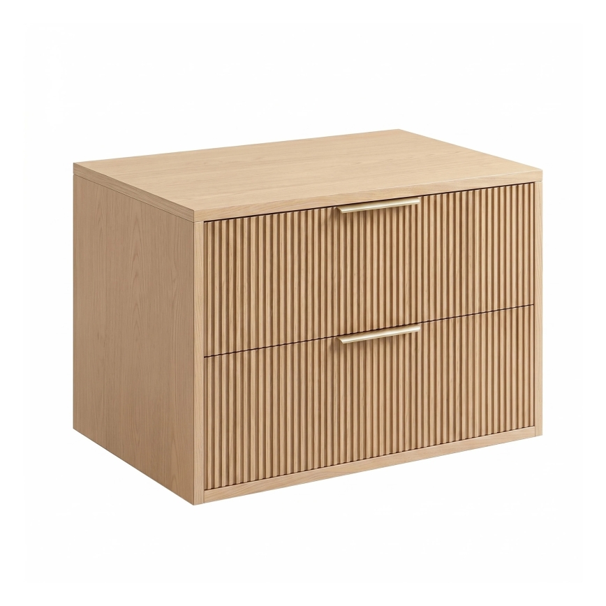 REA-M0408 - MONO Wall-mounted Under-sink Bathroom Cabinet 60x47 cm, Beige