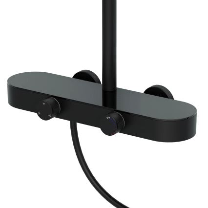 REA-P0360 - CREO shower set with mixer in matte black