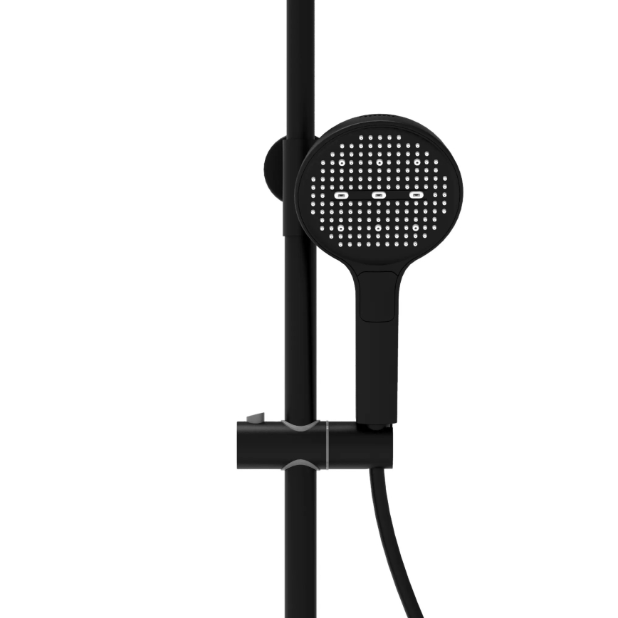 REA-P0360 - CREO shower set with mixer in matte black