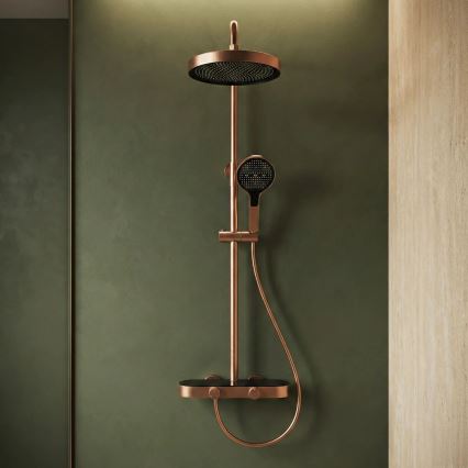 REA-P0362 - CREO Shower Set with Mixer, Brushed Copper