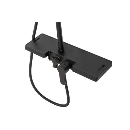 REA-P0636 - BRAVO Matte Black Shower Set with Mixer