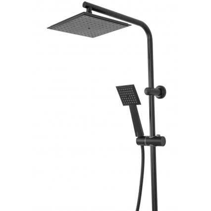 REA-P0636 - BRAVO Matte Black Shower Set with Mixer