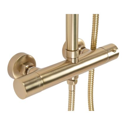 REA-P2323 - PAROT Thermostatic Shower Set, Brushed Gold
