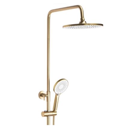 REA-P2400 - Shower set with AVALON mixer, brushed gold