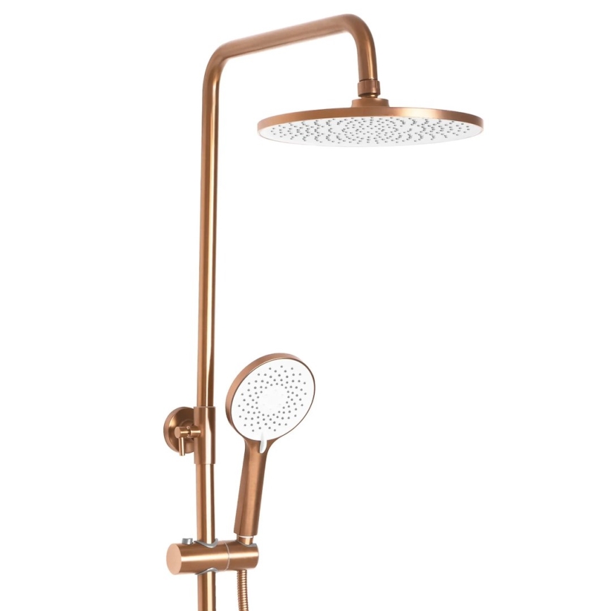 REA-P2418 - AVALON Shower Set with Mixer in Brushed Copper Finish