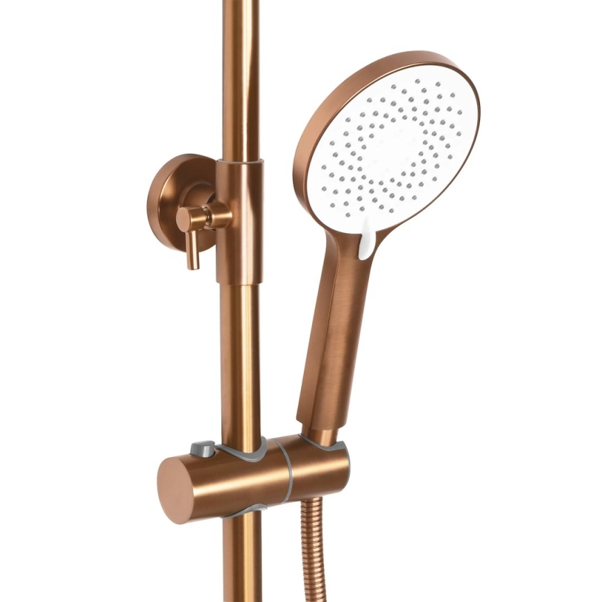 REA-P2418 - AVALON Shower Set with Mixer in Brushed Copper Finish