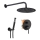 REA-P4100 - LUNGO concealed shower set with built-in mixer, black