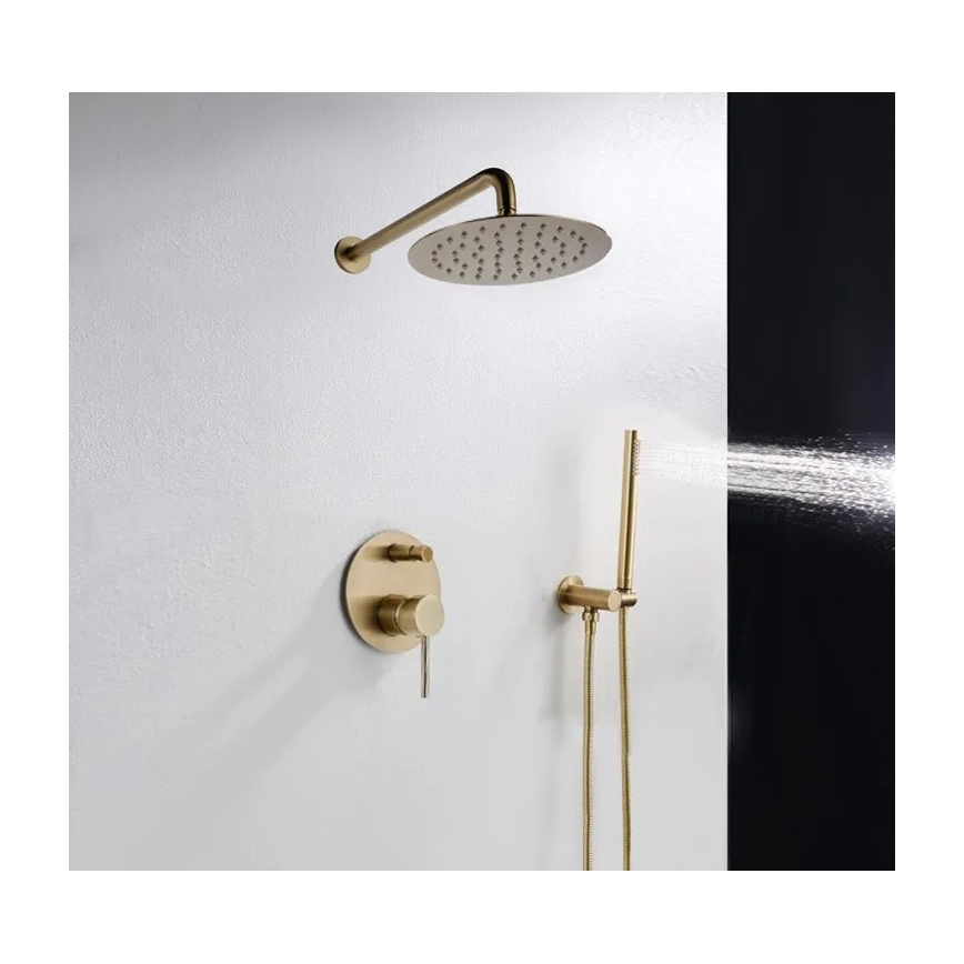 REA-P4110 - LUNGO Concealed Shower Set with Built-In Mixer, Gold