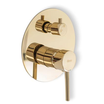 REA-P4110 - LUNGO Concealed Shower Set with Built-In Mixer, Gold