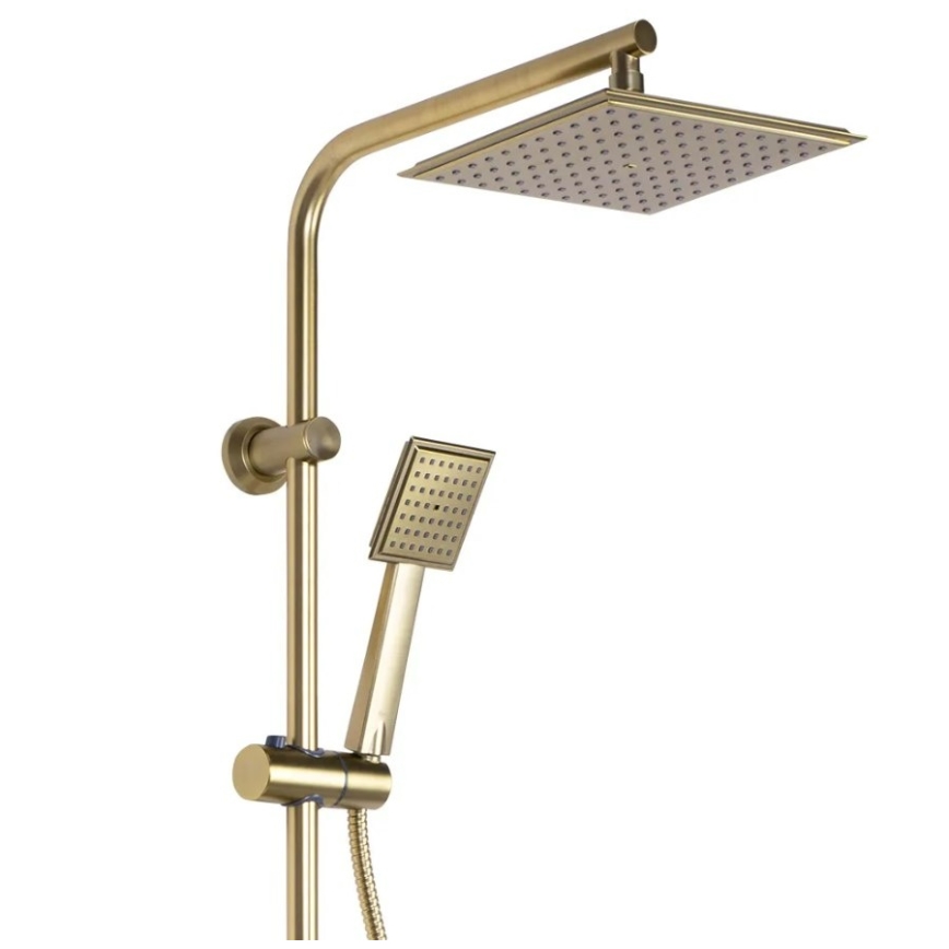 REA-P4121 - BRAVO Shower Set with Mixer Tap, Brushed Gold