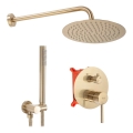 REA-P4160 - LUNGO Concealed Shower Set with Built-in Mixer, Brushed Gold