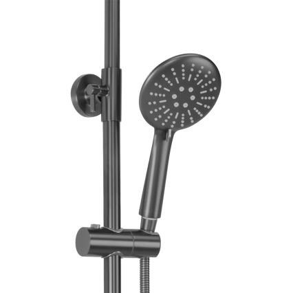 REA-P6386 - LUNGO Thermostatic Shower Set, Titanium