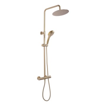 REA-P6602 - VINCENT Thermostatic Shower Set, Brushed Gold