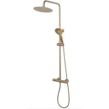 REA-P6602 - VINCENT Thermostatic Shower Set, Brushed Gold