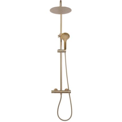 REA-P6602 - VINCENT Thermostatic Shower Set, Brushed Gold