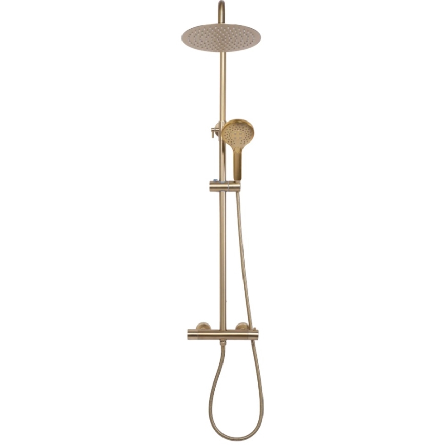REA-P6602 - VINCENT Thermostatic Shower Set, Brushed Gold