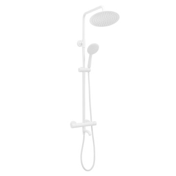 REA-P6608 - LUNGO Thermostatic Shower Set, Matte White