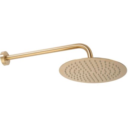 REA-P6609 - LUNGO Shower Set with Thermostatic Concealed Mixer, Brushed Gold