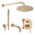 REA-P6609 - LUNGO shower set with concealed mixer, brushed gold