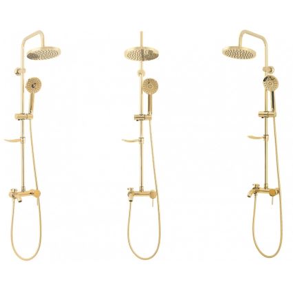 REA-P7006 - LUIS Shower Set with Mixer, Gold