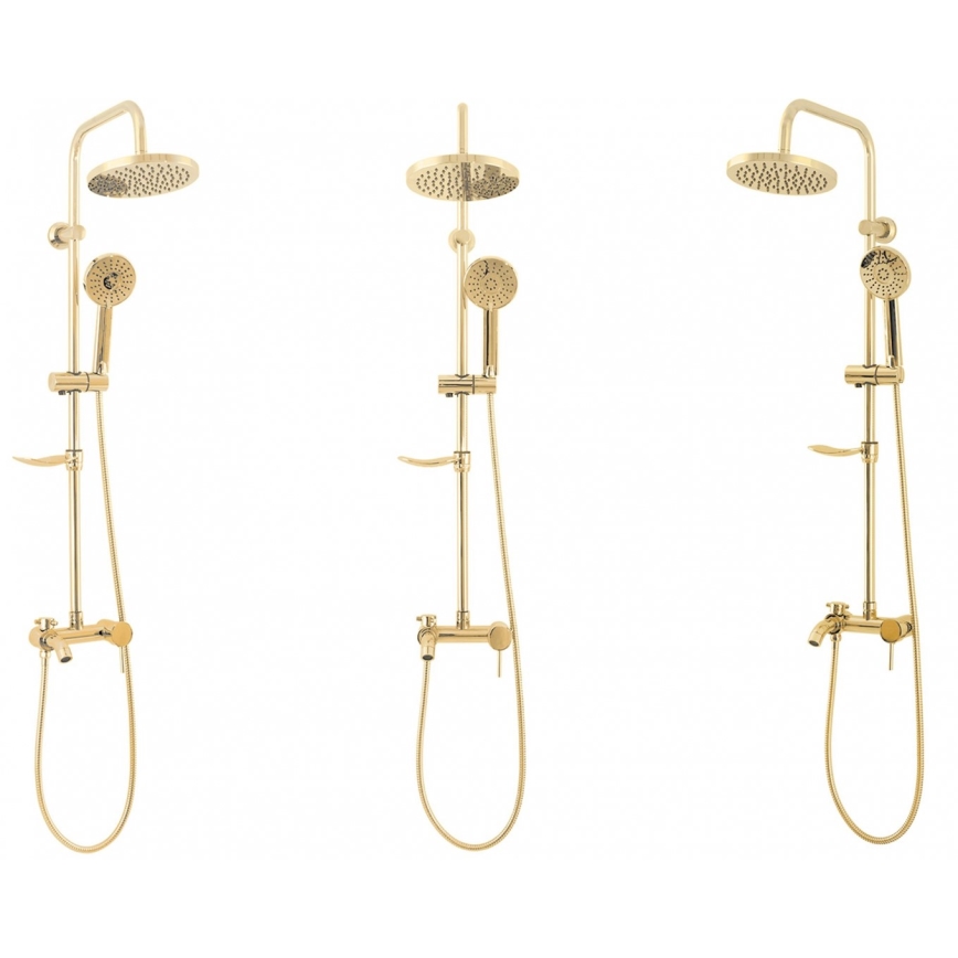 REA-P7006 - LUIS Shower Set with Mixer, Gold