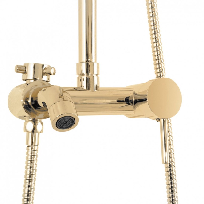 REA-P7006 - LUIS Shower Set with Mixer, Gold