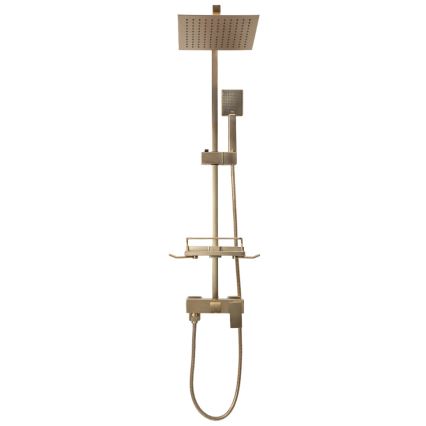 REA-P7050 - JACK Shower Set with Mixer Tap, Brushed Gold Finish