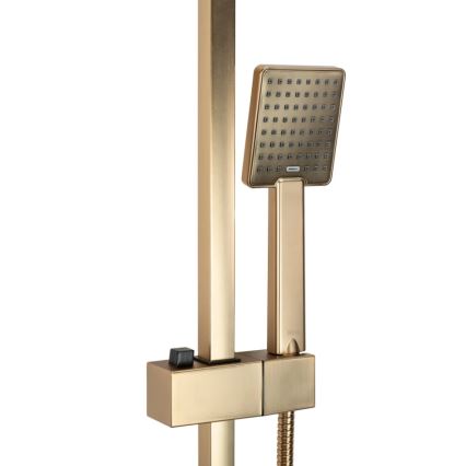 REA-P7050 - JACK Shower Set with Mixer Tap, Brushed Gold Finish