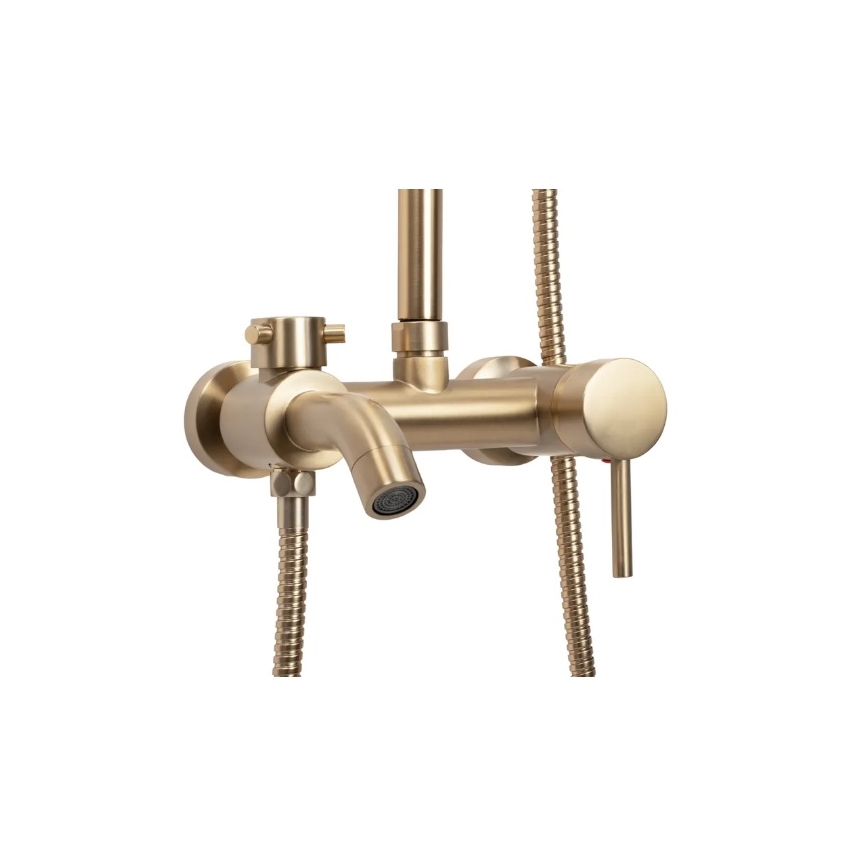 REA-P7051 - LUIS Brushed Gold Shower Set with Mixer Tap
