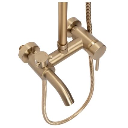 REA-P7051 - LUIS Brushed Gold Shower Set with Mixer Tap