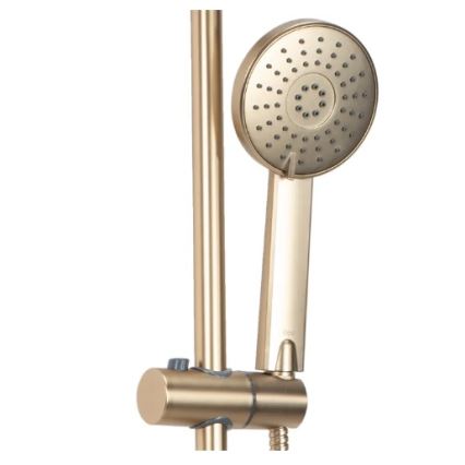 REA-P7051 - LUIS Brushed Gold Shower Set with Mixer Tap
