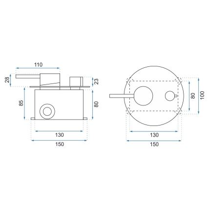 REA-P8007 - LUNGO Concealed Shower Set, Polished Chrome