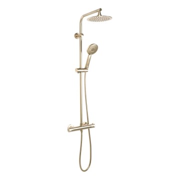 REA-P8413 - BLISS Thermostatic Shower Set, Brushed Gold