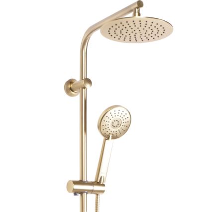 REA-P8413 - BLISS Thermostatic Shower Set, Brushed Gold