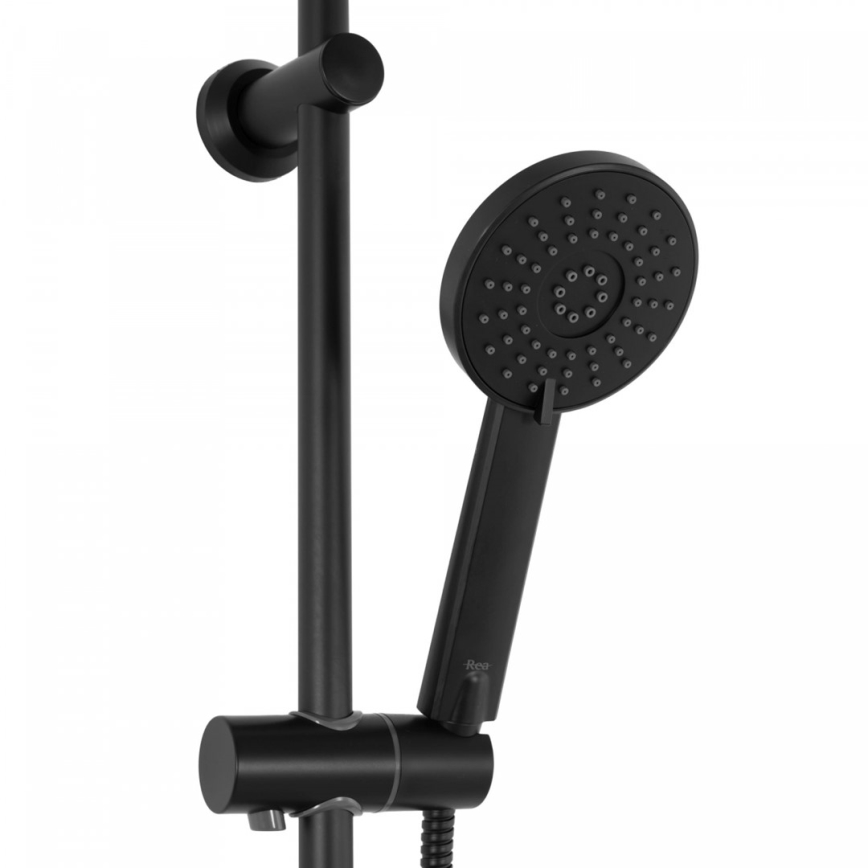 REA-P8804 - BLISS Thermostatic Shower Set, Matte Black