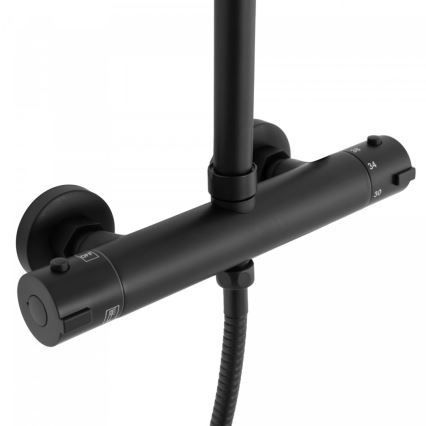 REA-P8804 - BLISS Thermostatic Shower Set, Matte Black