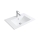 REA-U0040 - Flush-mounted washbasin DAFNE 46,5x76 cm ceramic/glossy white