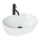 REA-U0416 - AMELIA Countertop Basin 34.5 x 48 cm, Ceramic / Glossy White