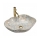 REA-U0620 - PEARL Countertop Washbasin 38 x 50.5 cm ceramic/gray/beige/stone-effect