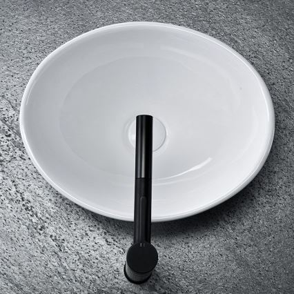 REA-U0623 - Countertop basin SOFIA MINI 27x34 cm ceramic/glossy white