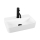 REA-U0630 - NAOMI 28.5 x 45.5 cm Countertop/Wall-Mounted Washbasin, Ceramic/White