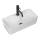 REA-U0699 - MERY Countertop Basin 25 x 50.5 cm, Ceramic/Glossy White