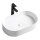 REA-U1055 - NADIA Countertop Basin 38.5x61 cm Ceramic/Glossy White